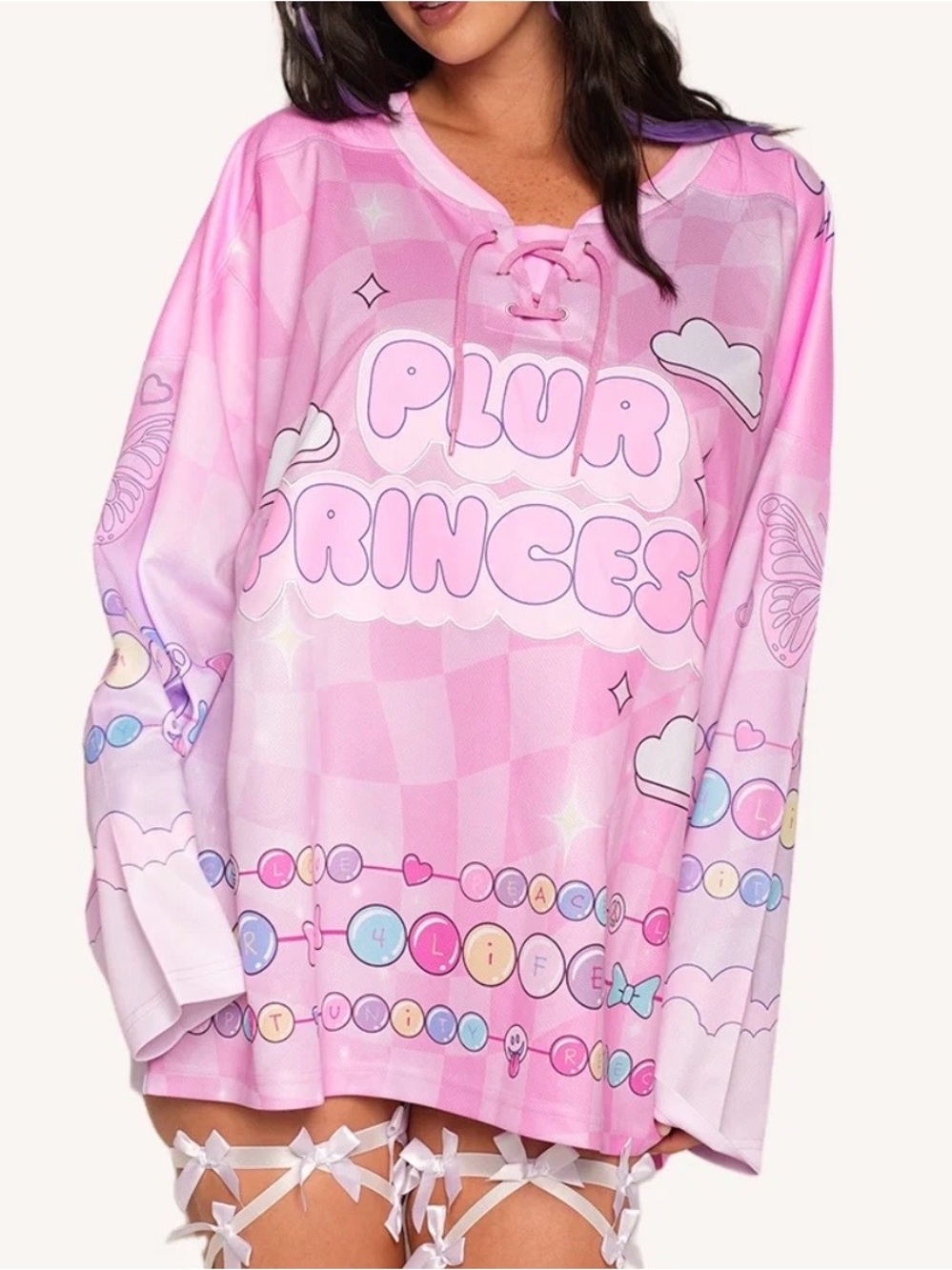 Plur Princess rave hockey jersey